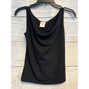 Sparkle Basic Black Sleeveless Tank Top S